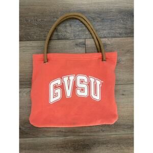 GVSU Sweatshirt Small Tote Bag Coral Grand Valley State University Book Bag